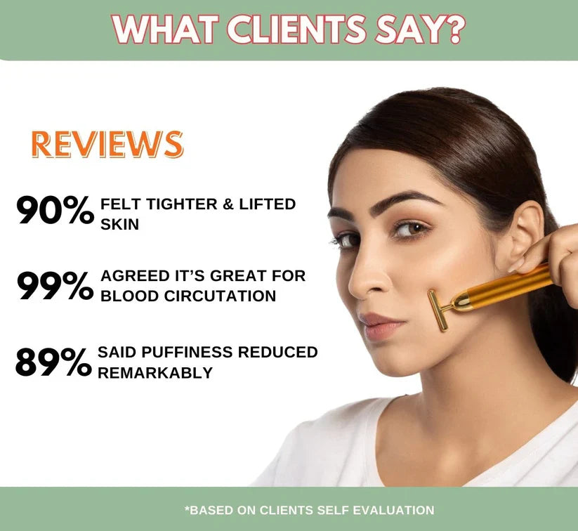 UB™ 24K Gold Electric Facial Massage Roller
