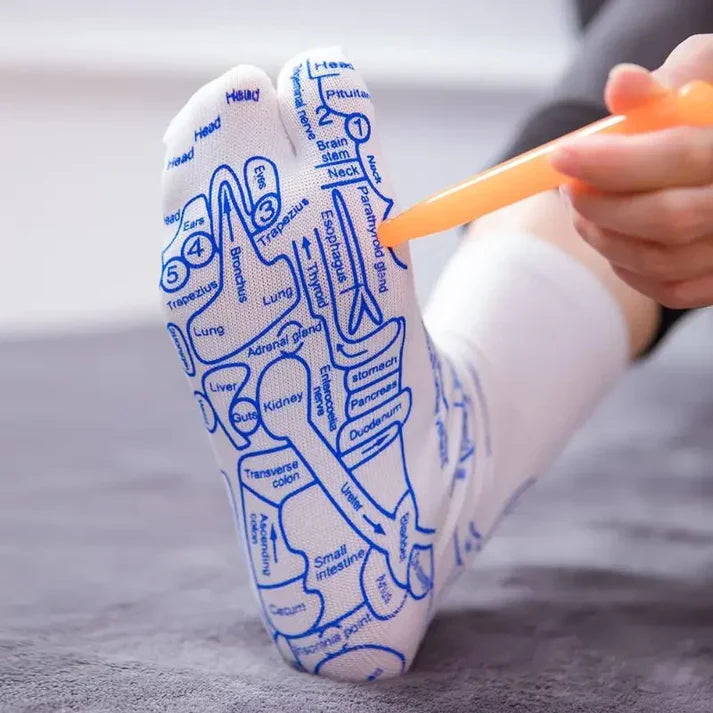 UB™ Foot Reflexology Socks with Massage Stick