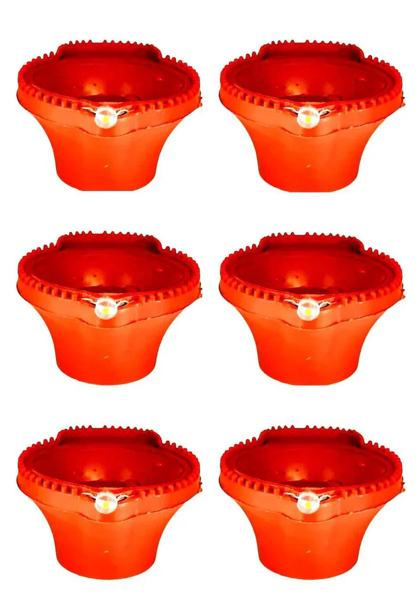 LED Light Water Sensor Diyas Plastic with, Ambient Lights, (Pack of 12/24/36/48)