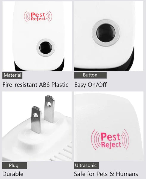 UB™ Ultrasonic Pest Repeller For Mosquito, Cockroaches