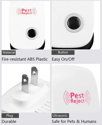 UB™ Ultrasonic Pest Repeller For Mosquito, Cockroaches