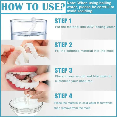 UB™ Smile Fit Flex Teeth Denture