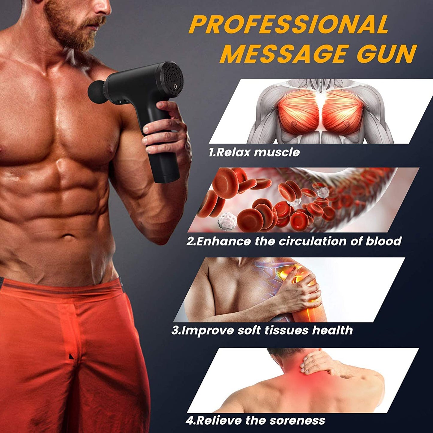 UB™ Deep Tissue Massager Gun
