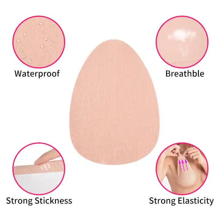 UB™ Waterproof Silicone Adhesive Nipple Cover Pull Up Bra