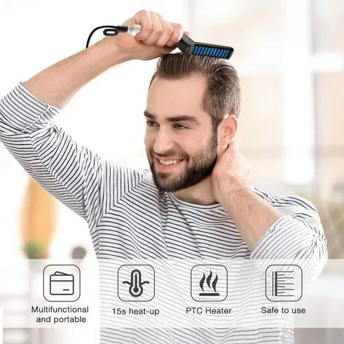 Master Grooming Duo – Beard Straightener & Back Hair Removal Razor Combo